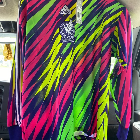 NWT ADIDAS MEXICO ICON GOALKEEPER JERSEY Men's Jorge Campos Tribute  2022 Medium - Picture 4 of 6